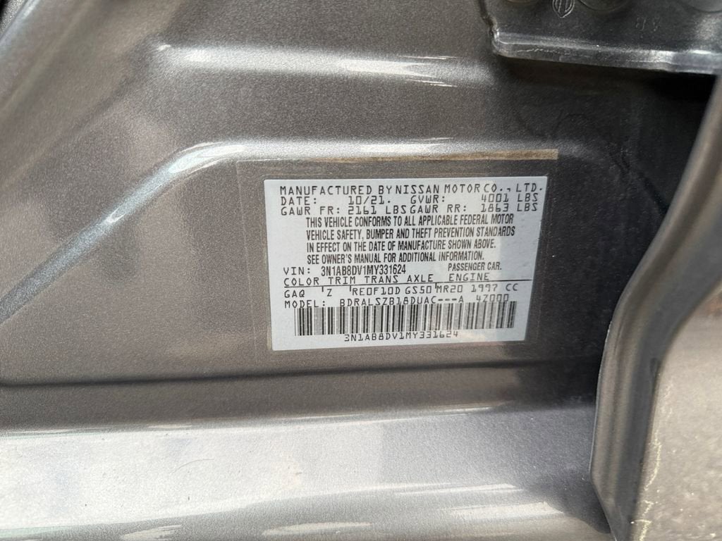 2021 Nissan Sentra SR