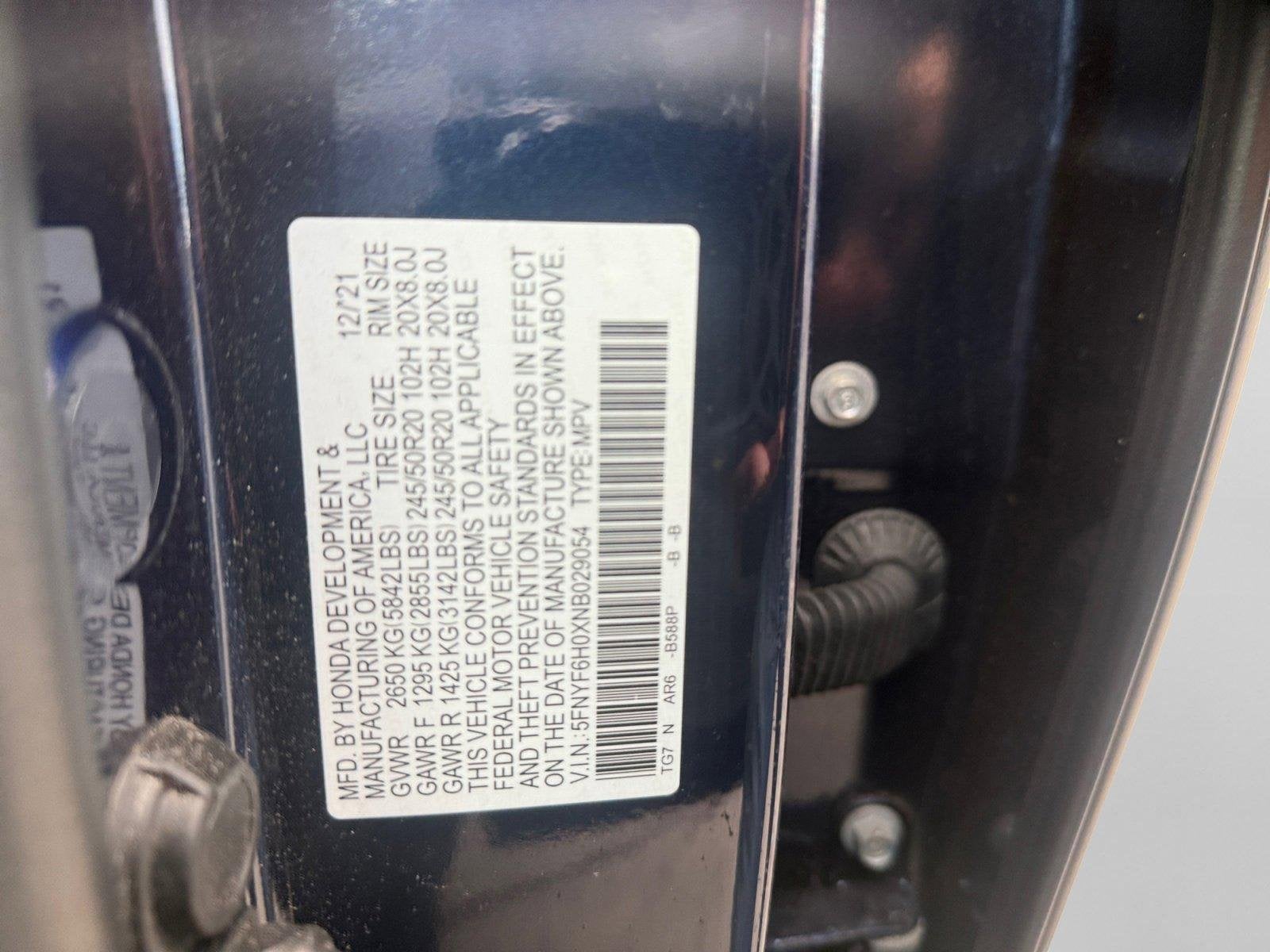 2022 Honda Pilot Elite