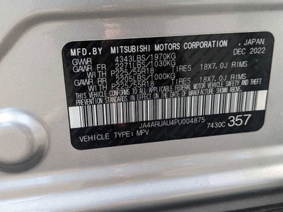 2023 Mitsubishi Outlander Sport SE