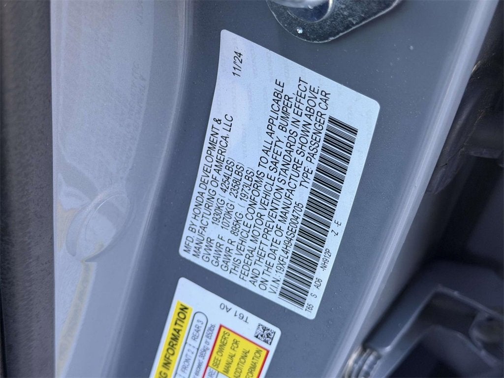 2025 Honda Civic Hatchback Hybrid Sport Touring