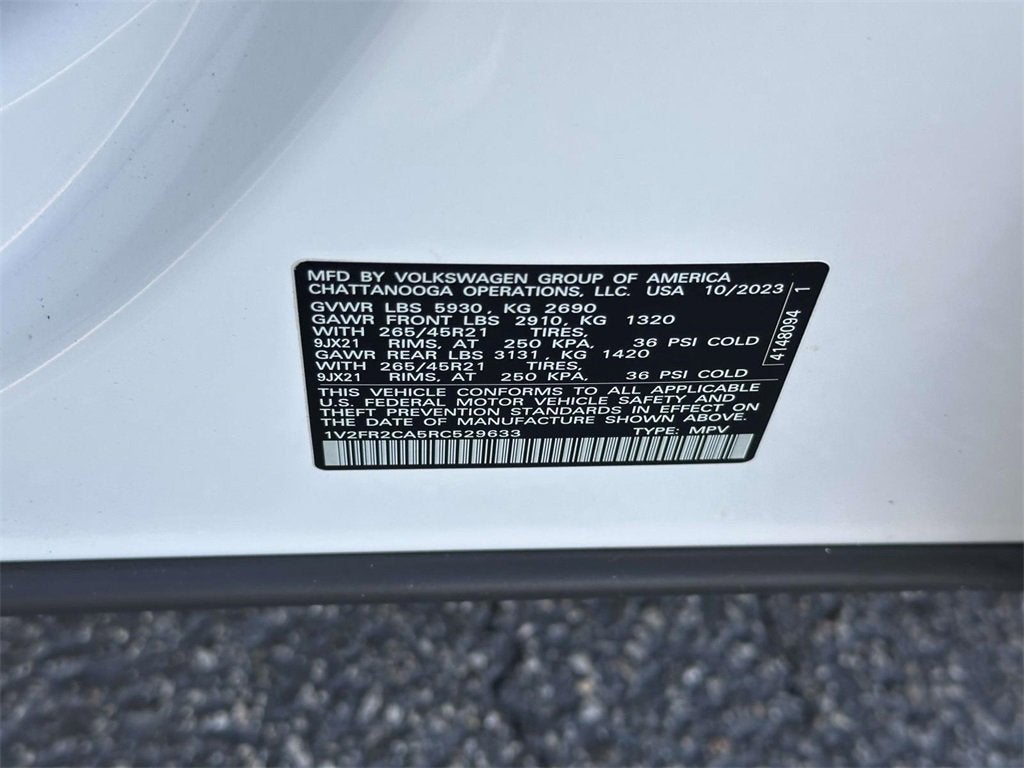 2024 Volkswagen Atlas 2.0T SEL Premium R-Line