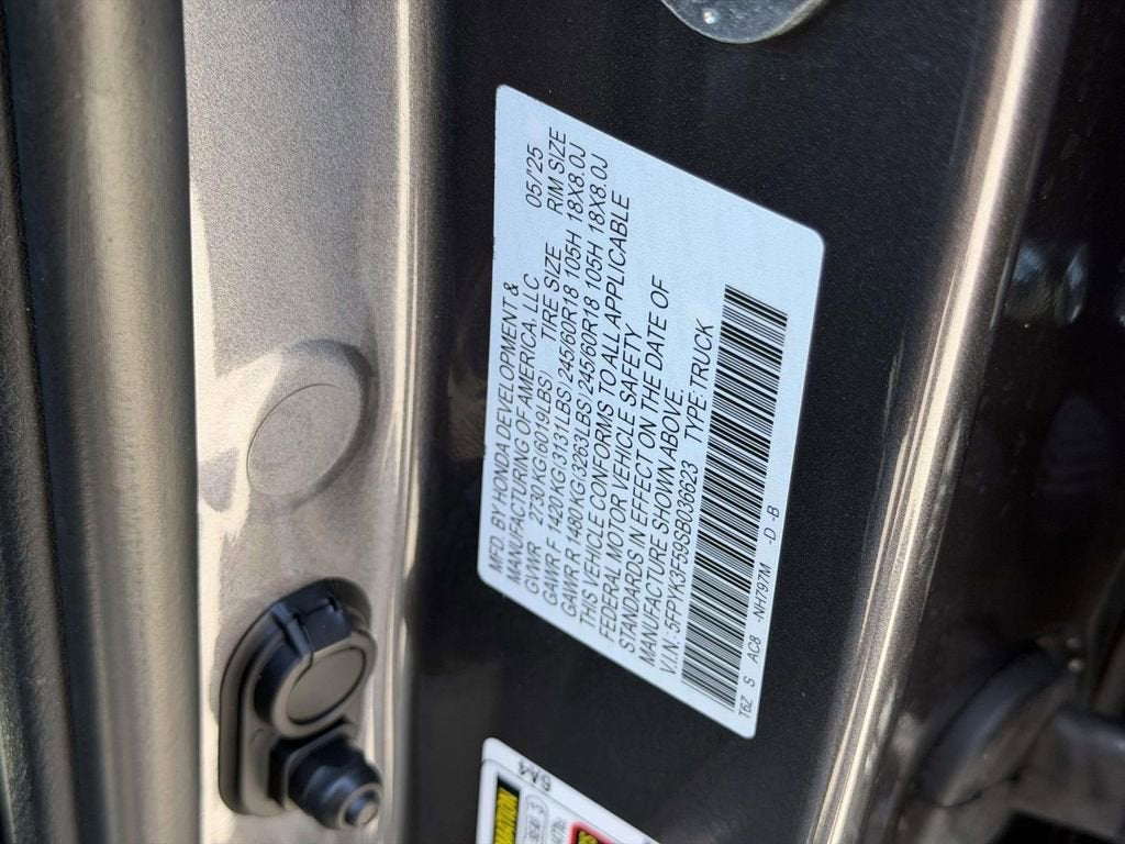 2025 Honda Ridgeline RTL