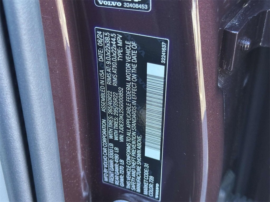 2025 Volvo EX90 Twin Motor Performance Ultra