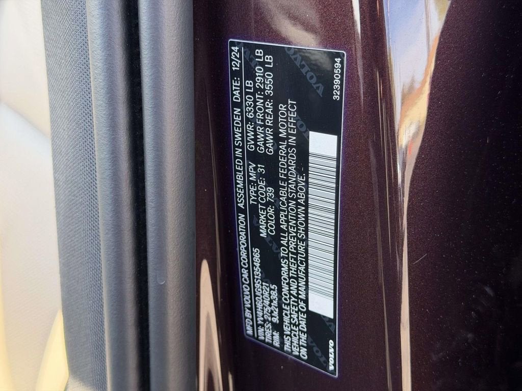 2025 Volvo XC90 Plug-In Hybrid T8 Ultra