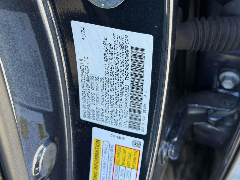 2025 Honda Accord Hybrid Touring