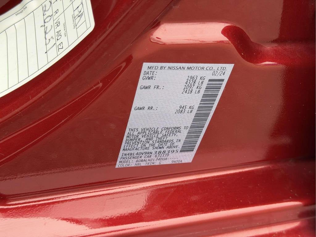 2024 Nissan Altima 2.5 SV