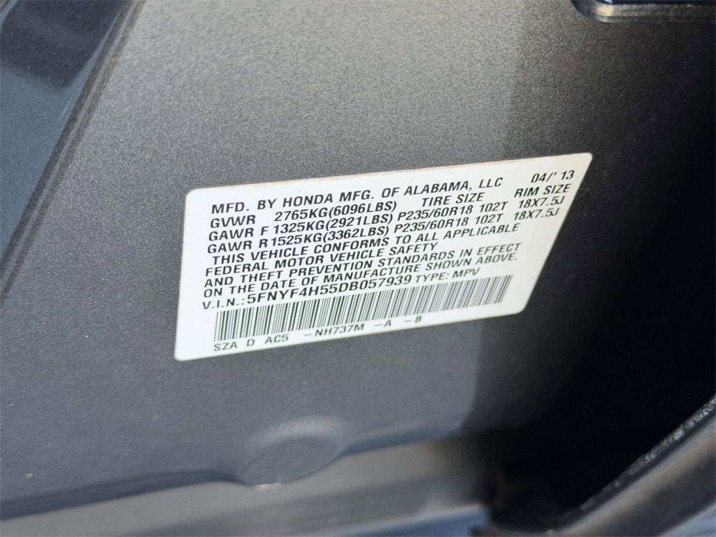 2013 Honda Pilot EX-L