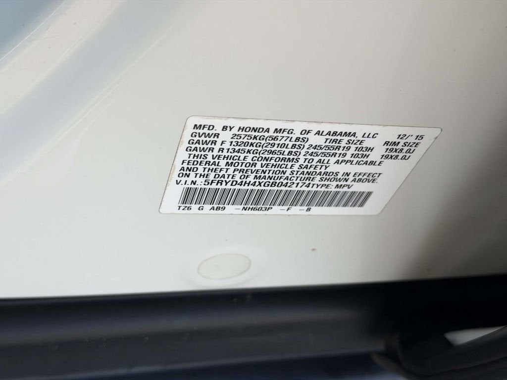 2016 Acura MDX 3.5L