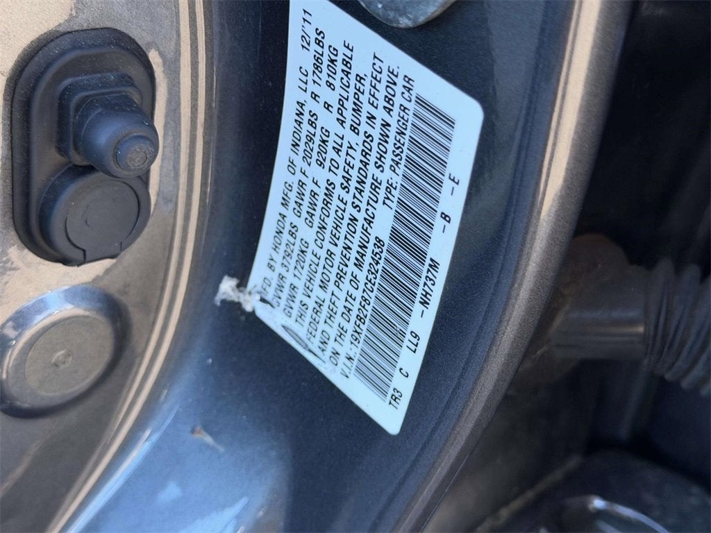 2012 Honda Civic Sdn EX