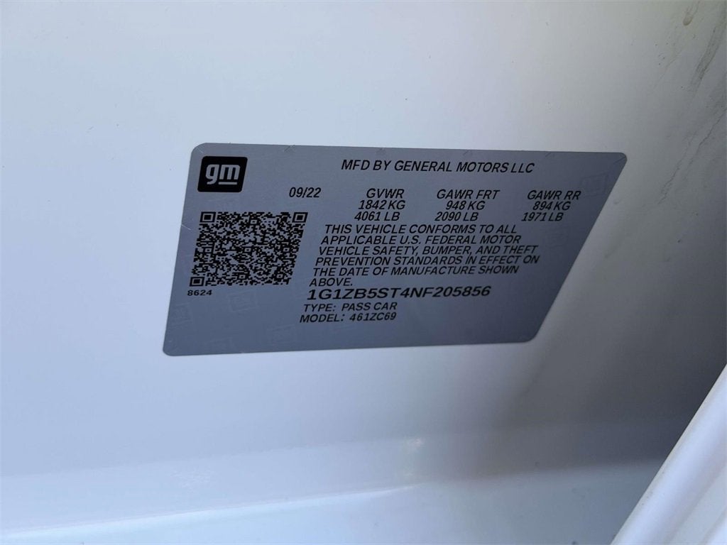 2022 Chevrolet Malibu LS