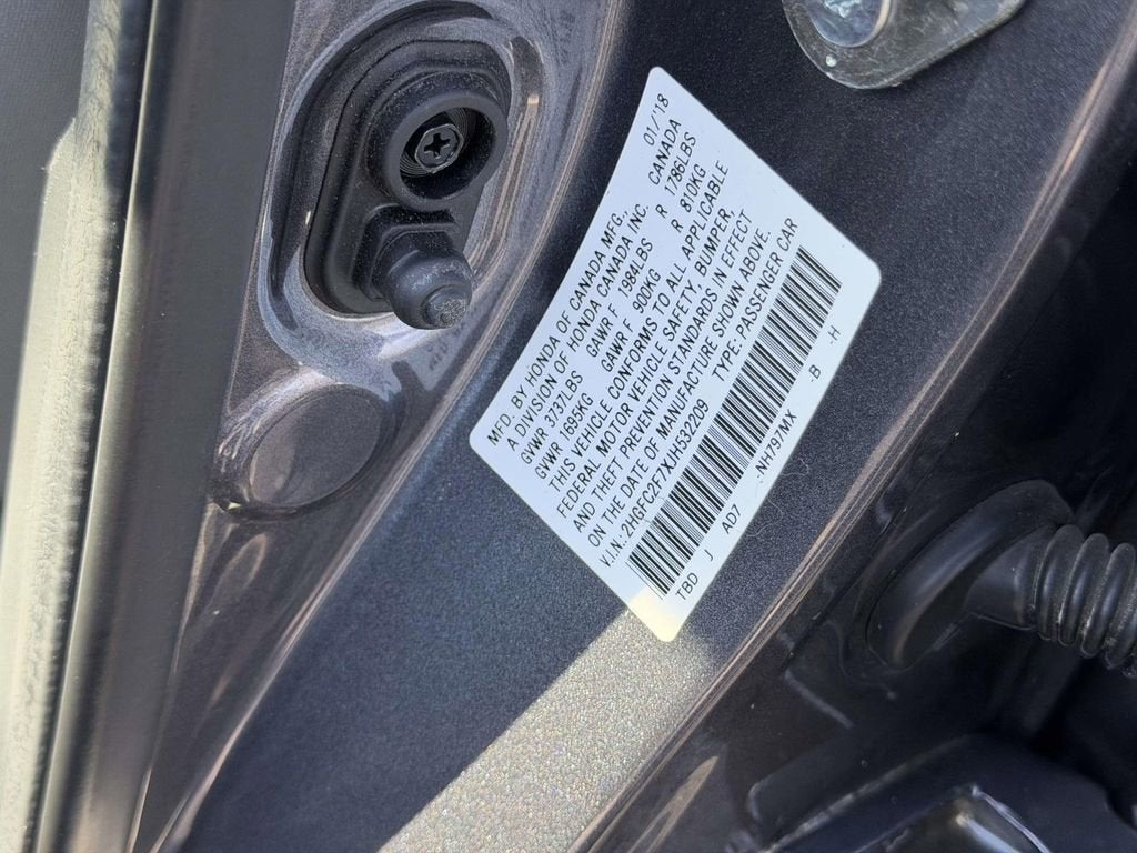 2018 Honda Civic Sedan EX