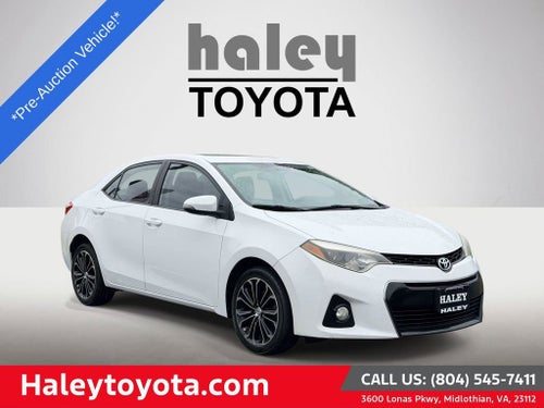 2015 Toyota Corolla S Plus