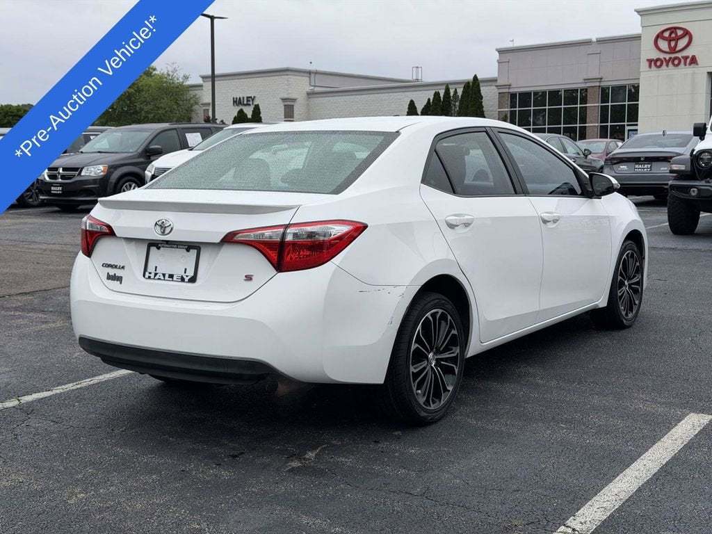2015 Toyota Corolla S Plus
