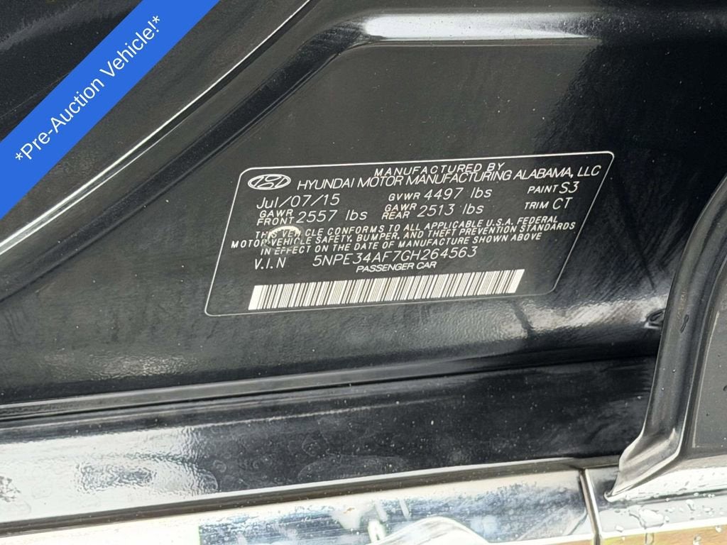 2016 Hyundai Sonata Sport