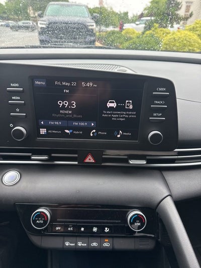 2026 Hyundai Elantra Hybrid Blue