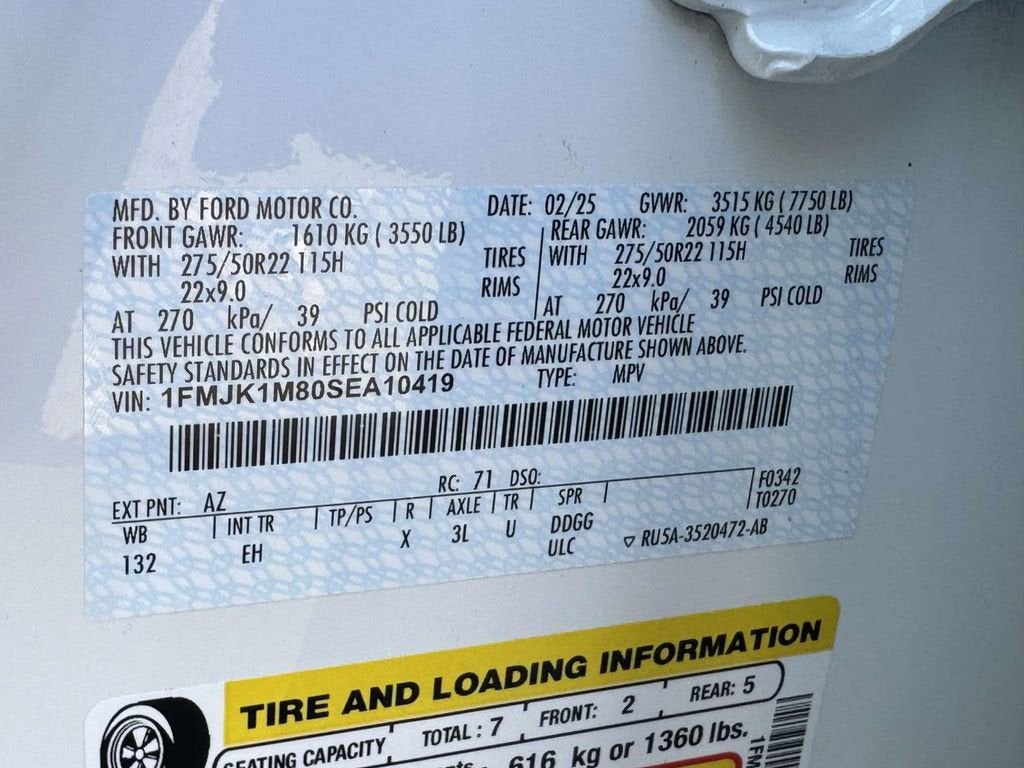2025 Ford Expedition Max Platinum