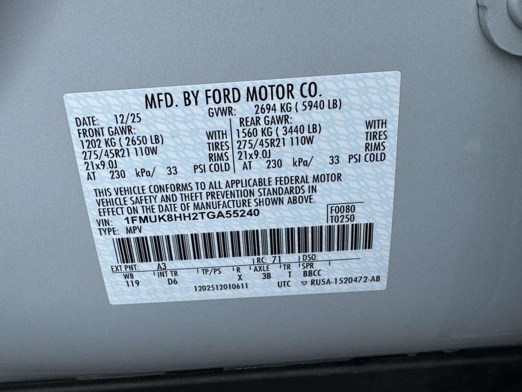 2026 Ford Explorer Platinum