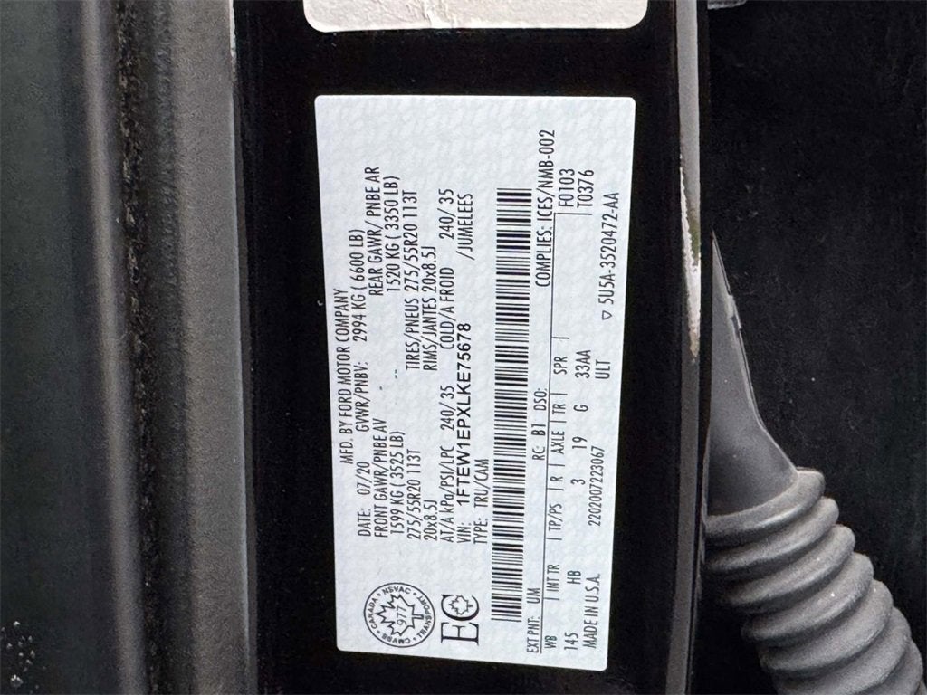 2020 Ford F-150 Lariat