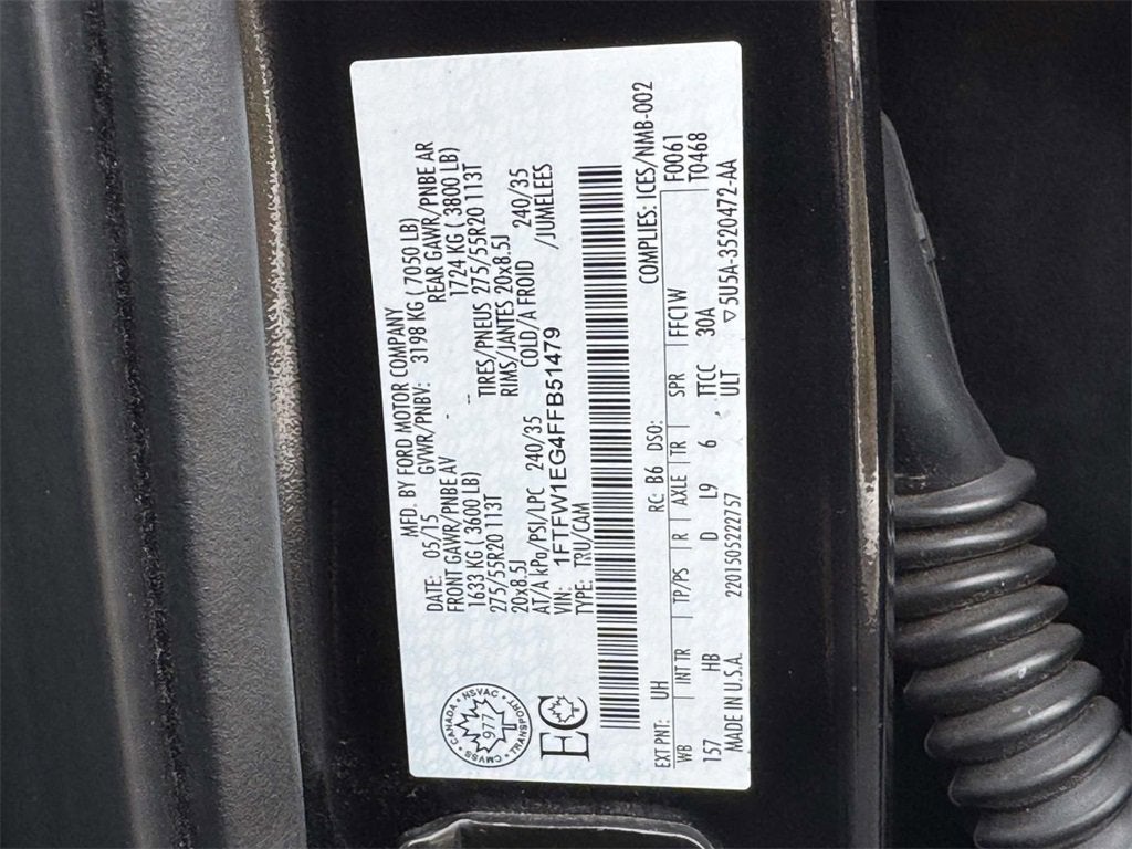 2015 Ford F-150 Lariat