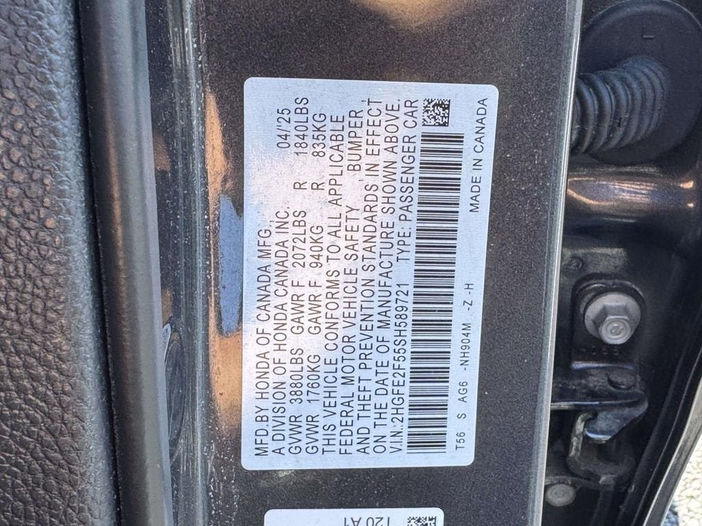 2025 Honda Civic Sedan Sport