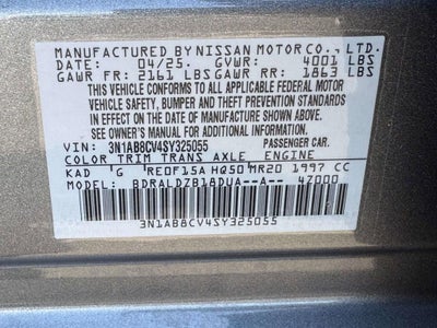 2025 Nissan Sentra SV