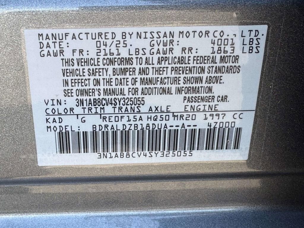 2025 Nissan Sentra SV