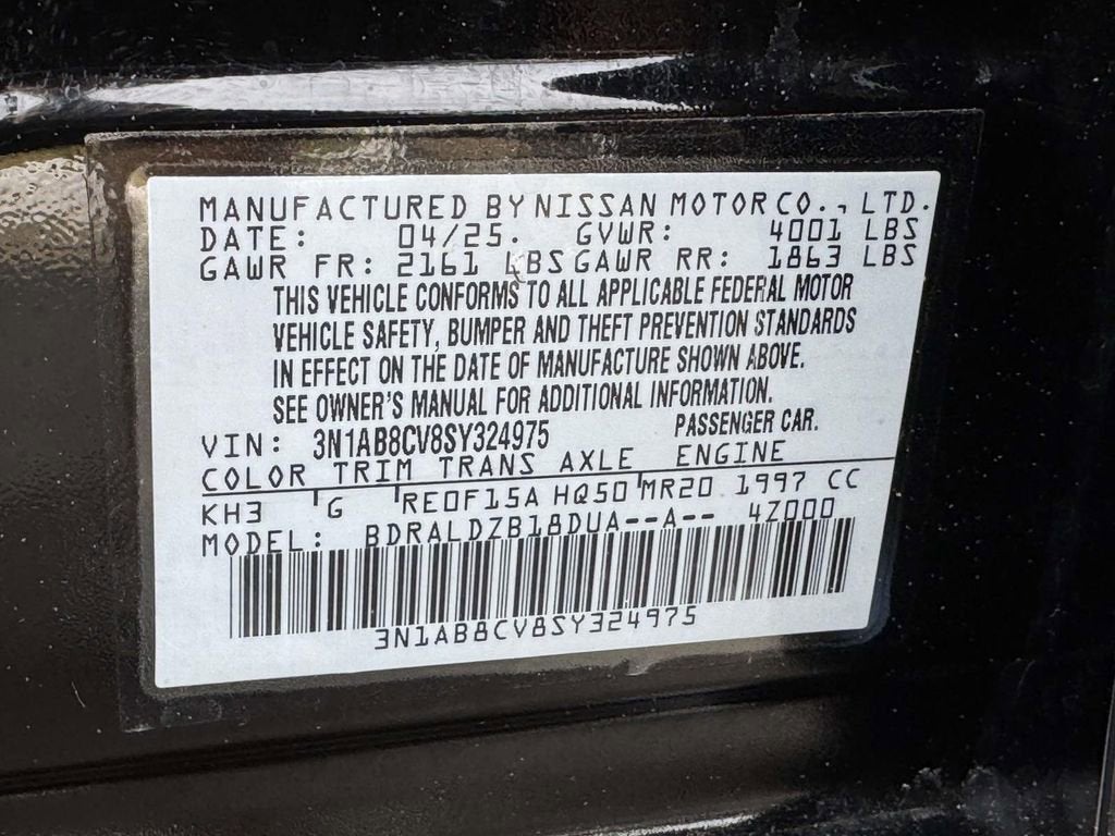 2025 Nissan Sentra SV