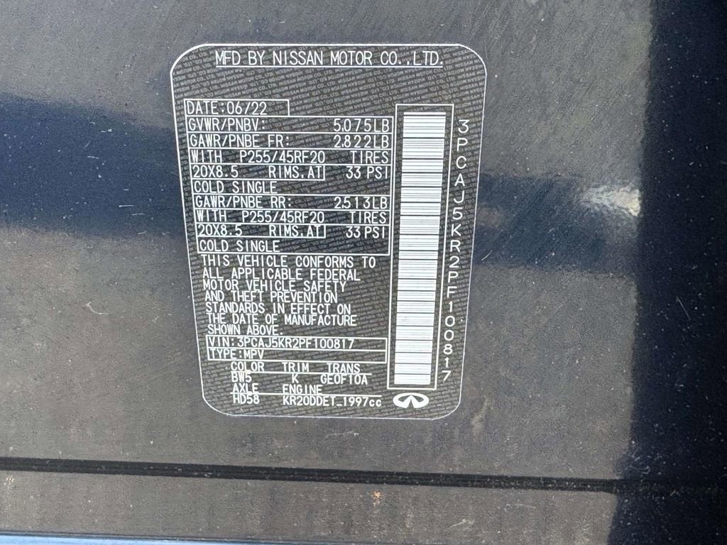 2023 INFINITI QX55 ESSENTIAL