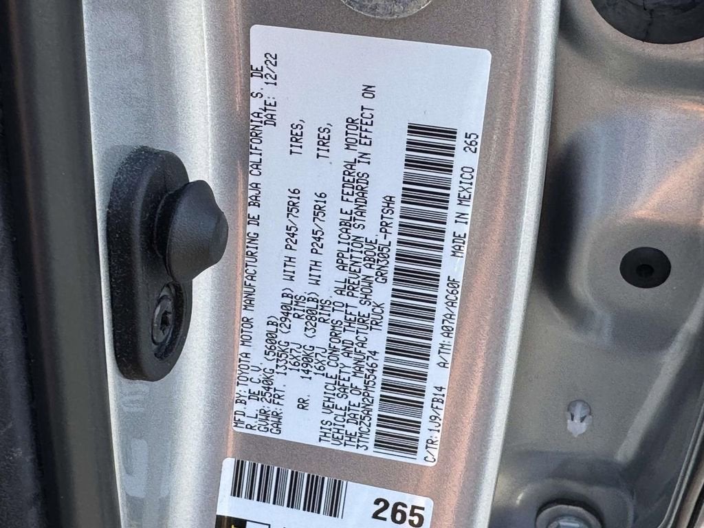 2023 Toyota Tacoma SR