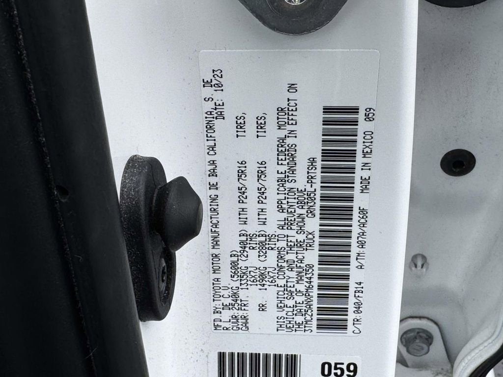 2023 Toyota Tacoma SR