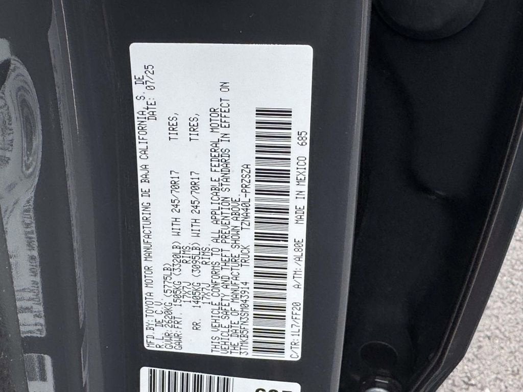 2025 Toyota Tacoma SR5