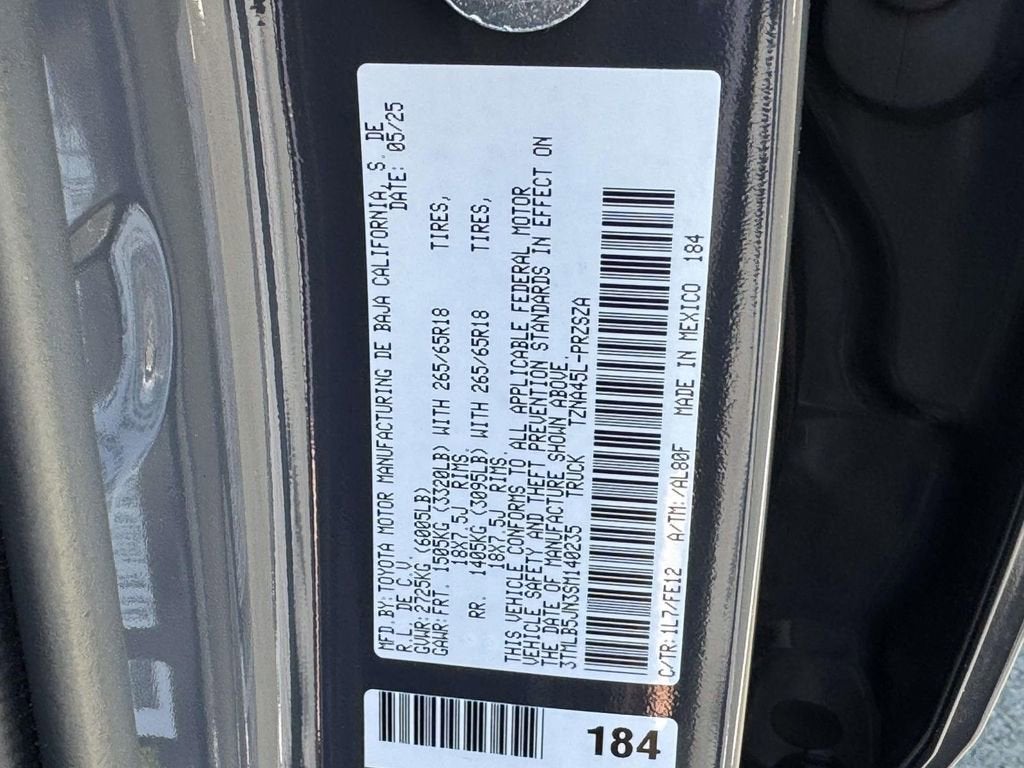 2025 Toyota Tacoma TRD Sport