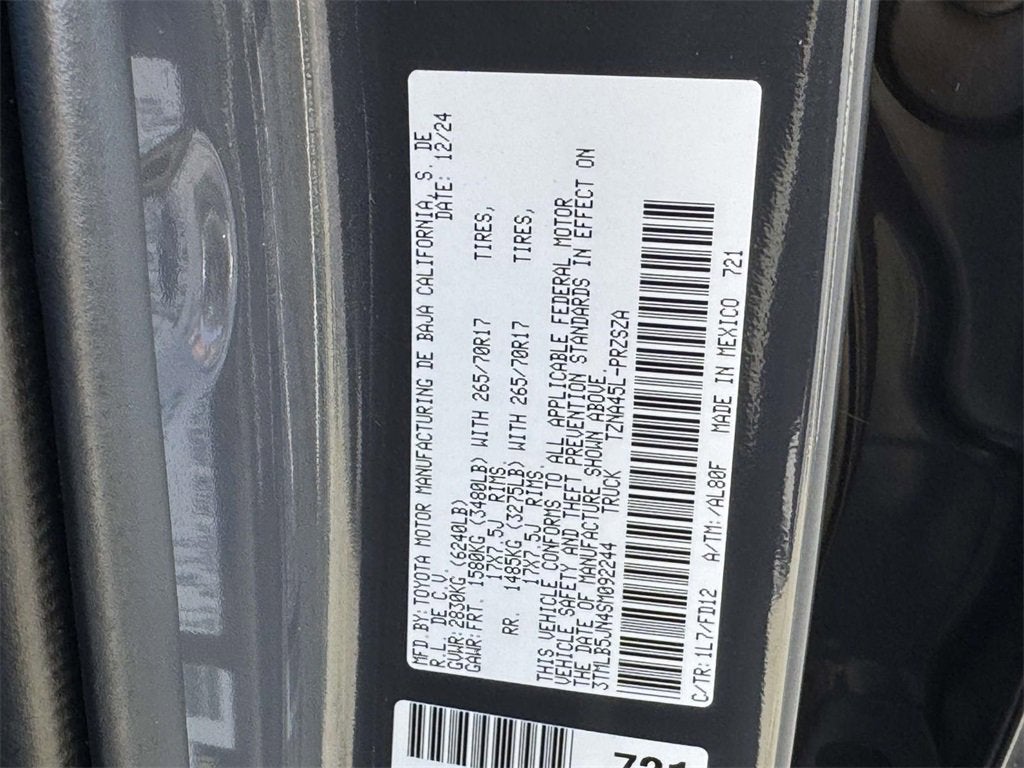 2025 Toyota Tacoma TRD Off-Road