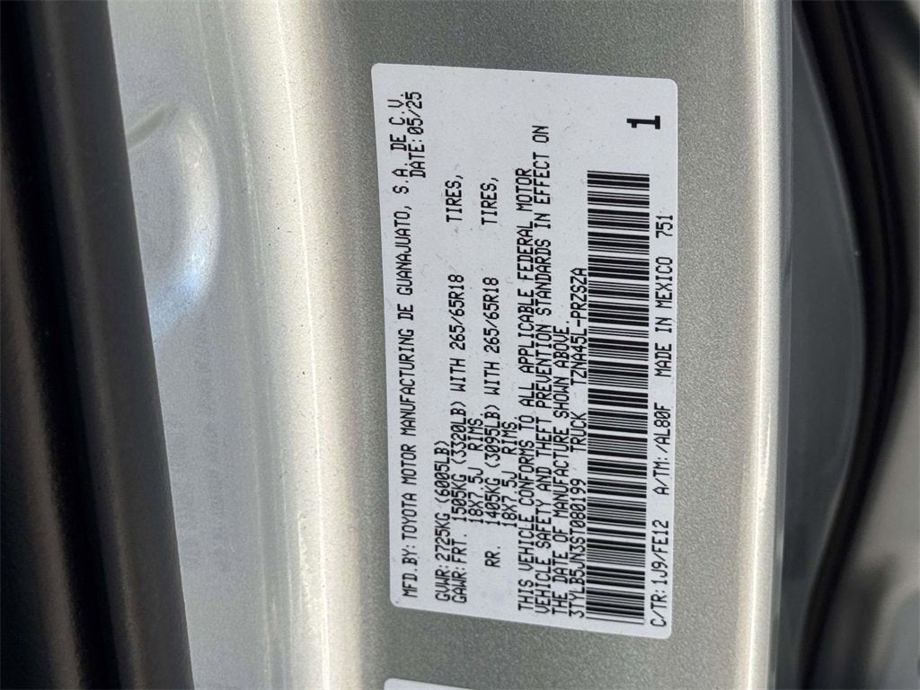 2025 Toyota Tacoma SR5