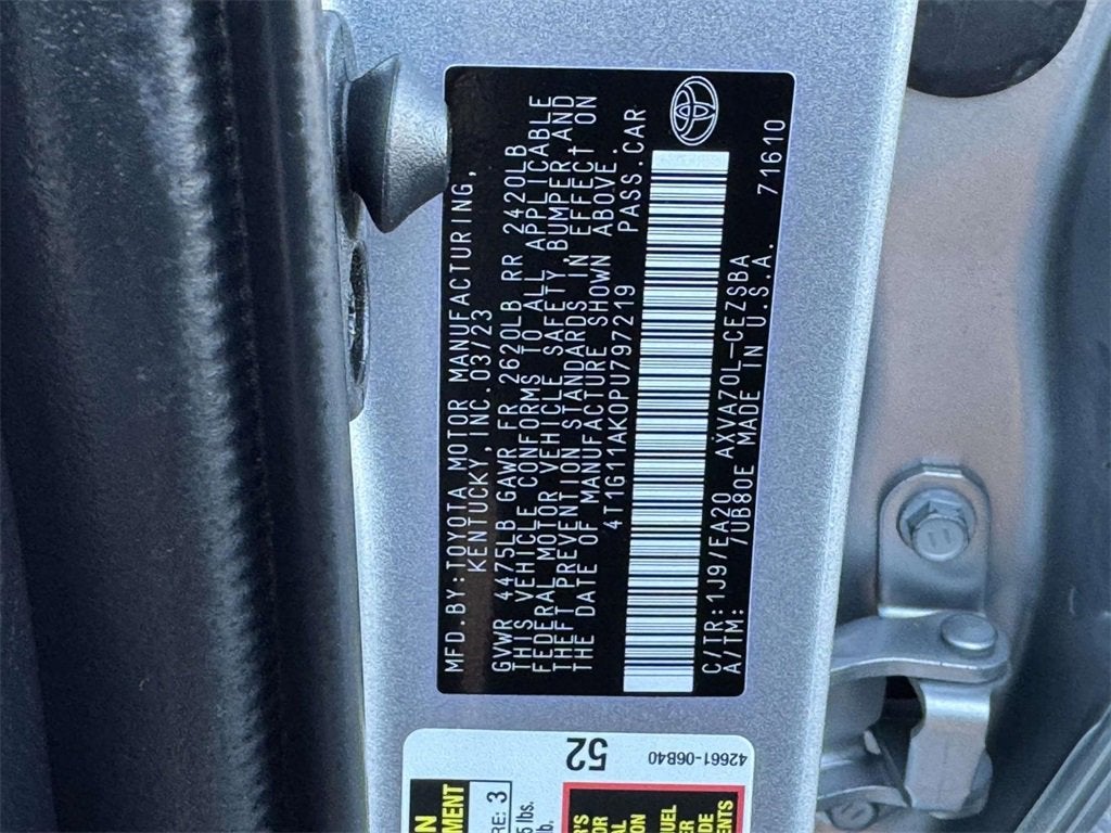 2023 Toyota Camry SE