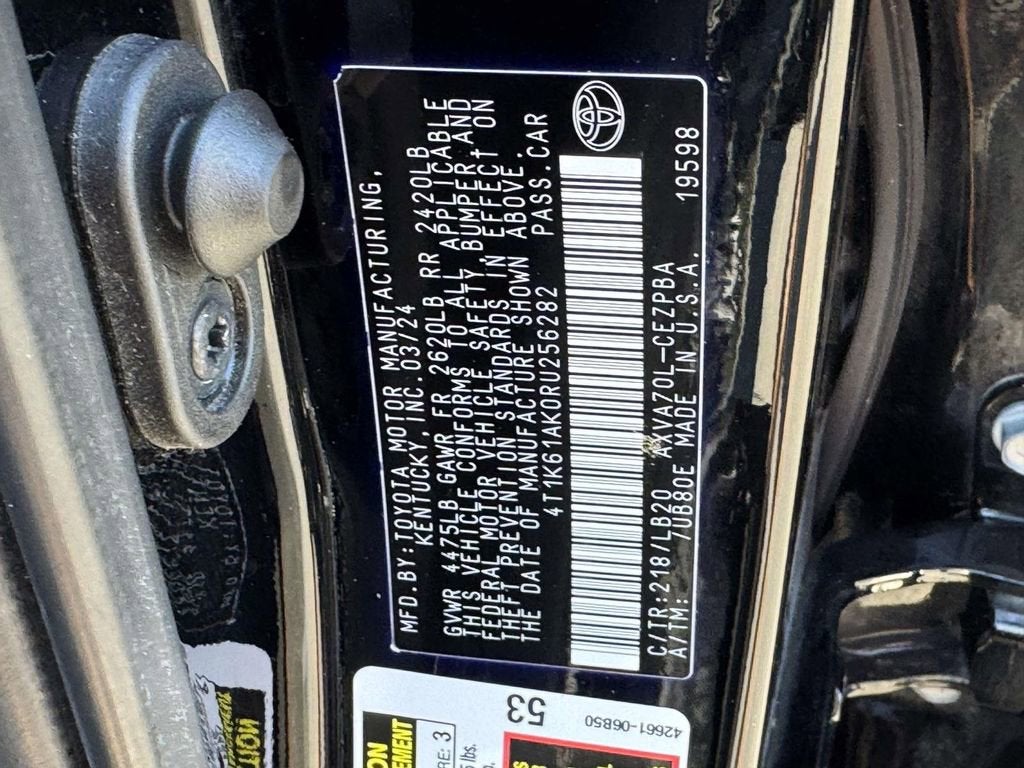 2024 Toyota Camry XSE