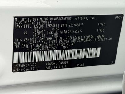 2025 Toyota RAV4 XLE