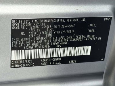 2025 Toyota RAV4 XLE