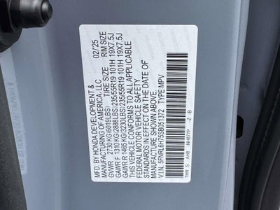 2025 Honda Odyssey Sport-L