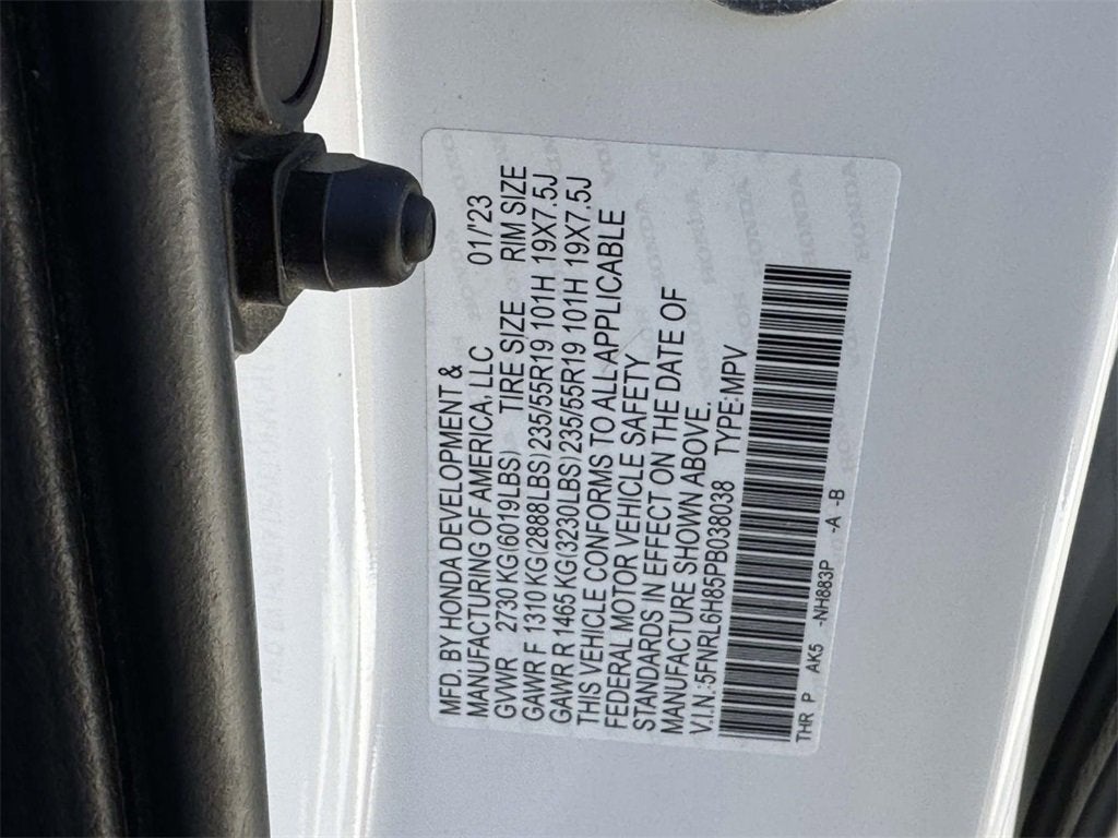 2023 Honda Odyssey Touring