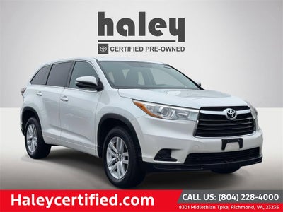 2016 Toyota Highlander LE