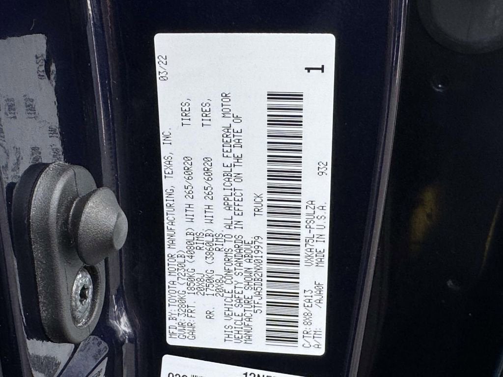 2022 Toyota Tundra Limited