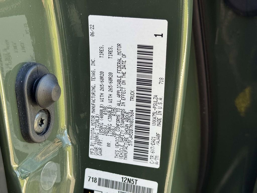 2022 Toyota Tundra Limited