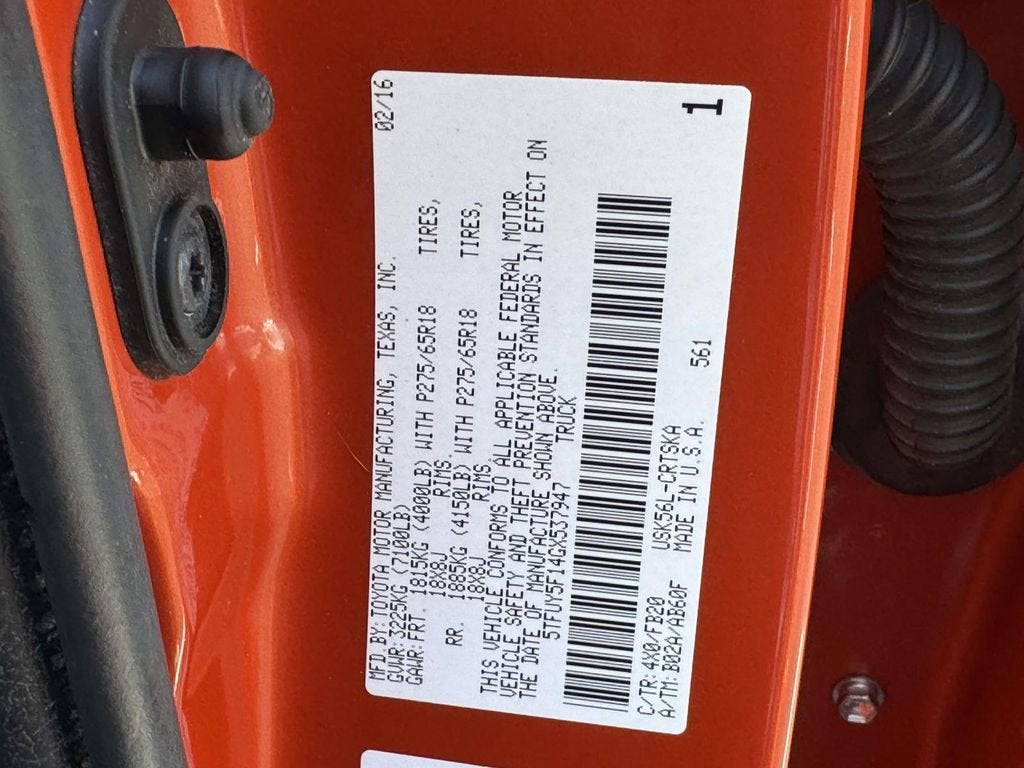 2016 Toyota Tundra SR5