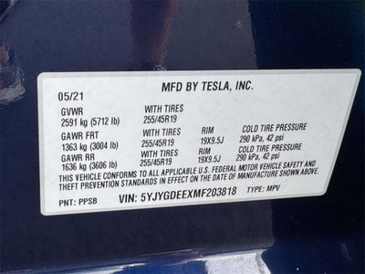 2021 Tesla Model Y Long Range
