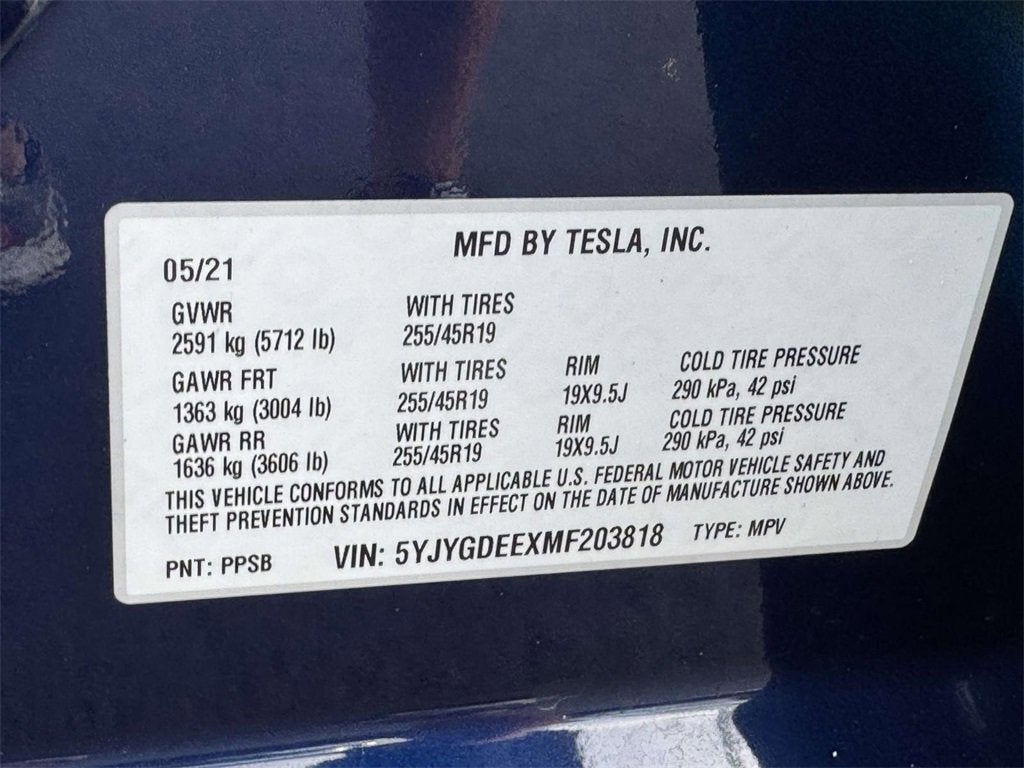 2021 Tesla Model Y Long Range