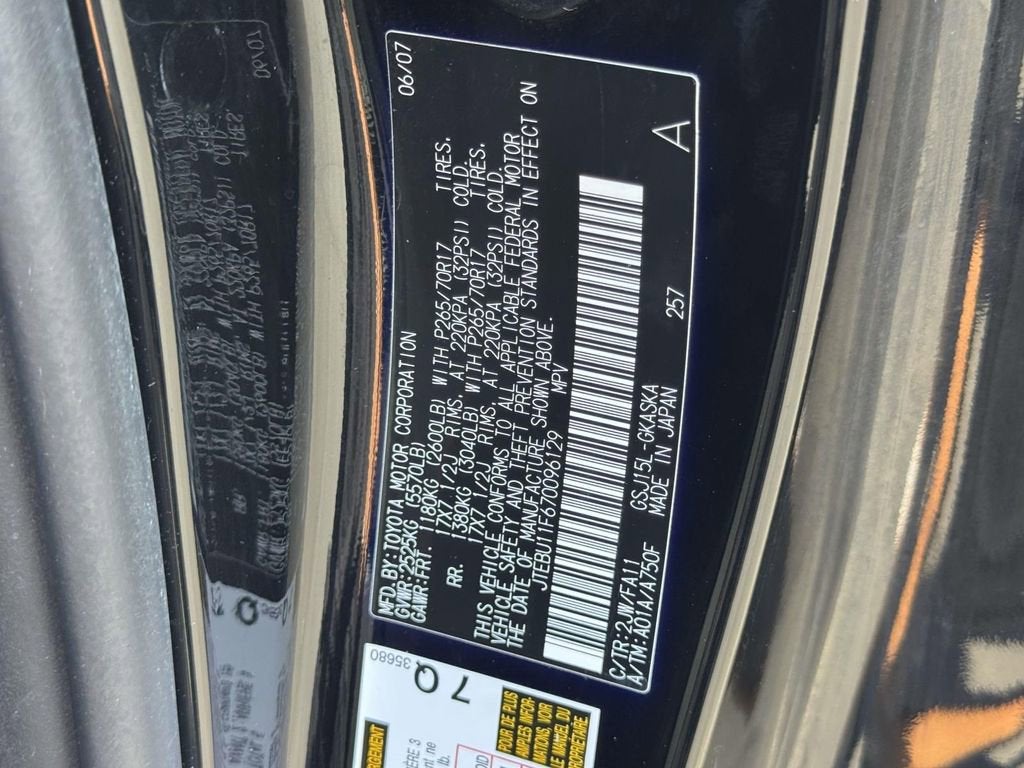 2007 Toyota FJ Cruiser Base