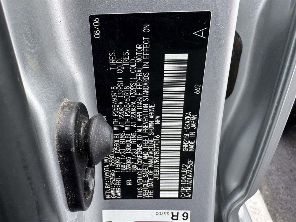 2007 Toyota 4Runner Limited