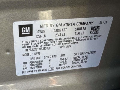 2021 Chevrolet Trax LT