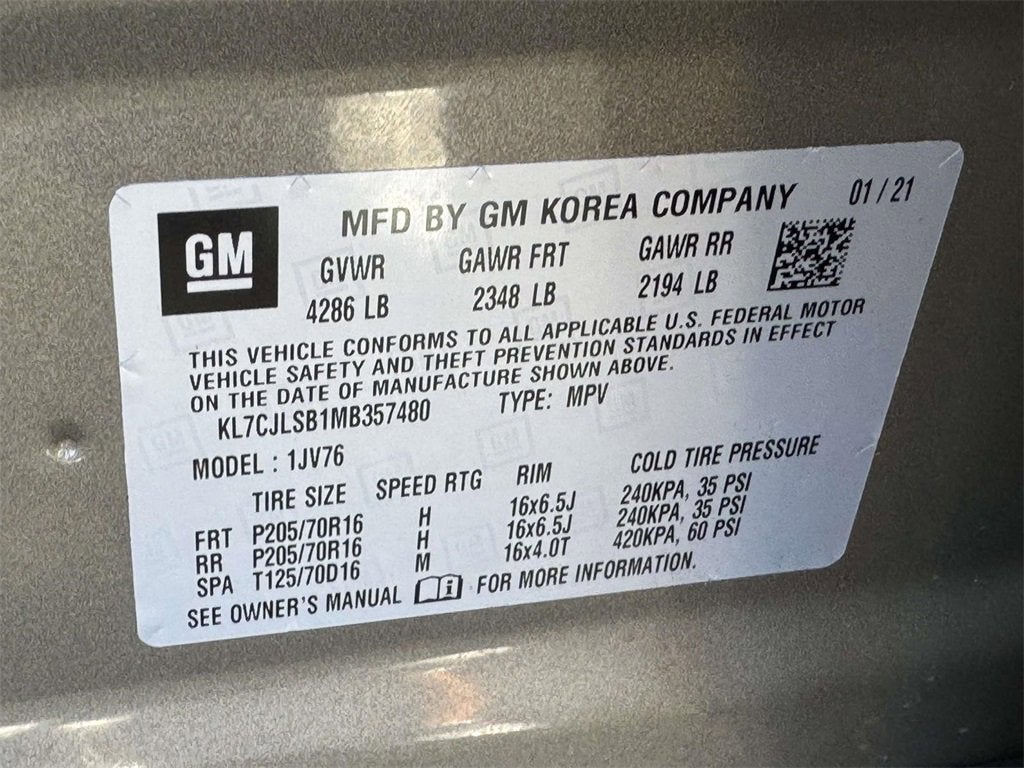 2021 Chevrolet Trax LT